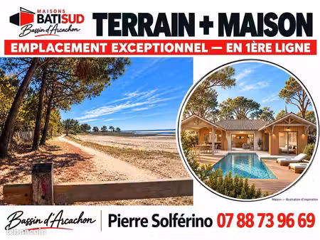 projet de construction d'une maison 100 m² avec terrain à lanton (33)