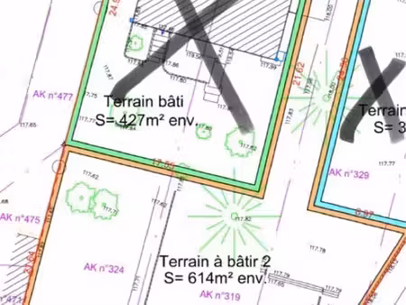 terrain à bâtir à fleury les aubrais de 614m2