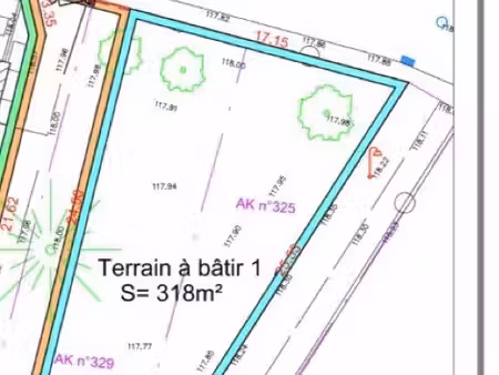 terrain à bâtir à fleury les aubrais