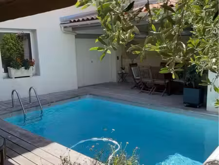 bordeaux caudéran – parc bordelais : maison de prestige en pierre rénovée avec piscine