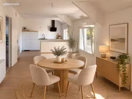 appartement t3 entièrement rénové et très lumineux – cœur de bourg