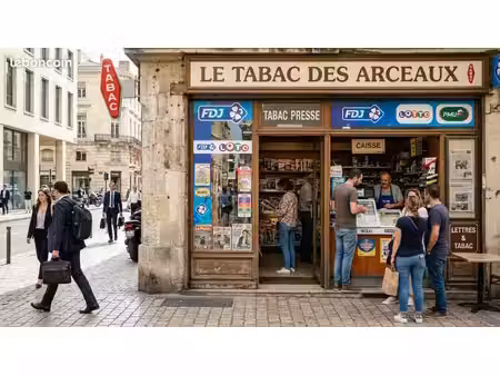 fonds de commerce tabac  presse  fdj 90 m²