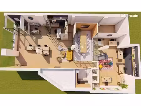 local professionnel  bureaux refait à neuf 180 m² montpellier