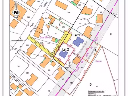 terrain 3530m²