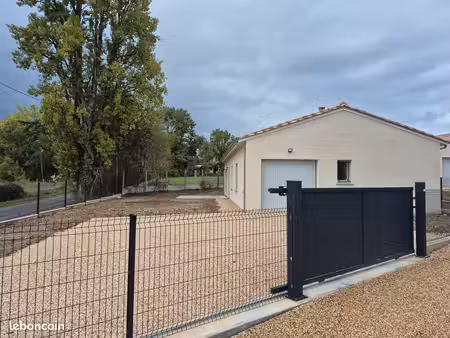 maison 90 m² habitables et garage sur guitres