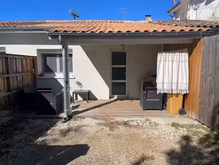 maison t2 meublée  clim + terrasse  libourne