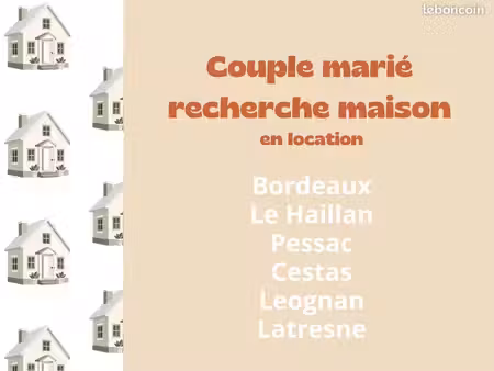 recherche maison en location