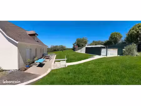 maison clim piscine chauffée abrité et isolation extérieur possibilité un gite en plus à p