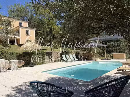 maison style riviera 5 chambres piscine forage vue panoramique