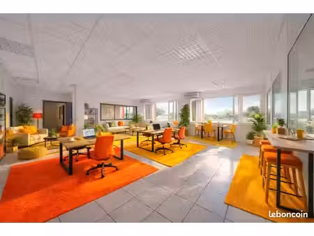 bouguenais – plateau de bureaux lumineux de 200 m² avec 8 stationnements
