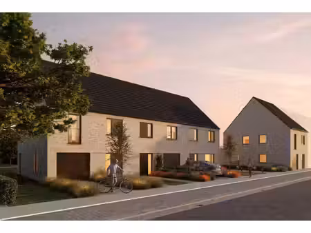 ruime halfopen nieuwbouwwoning met 3 slaapkamers en garage in denderleeuw