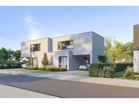 nieuwbouwwoning op plan met 3 slaapkamers en bureau