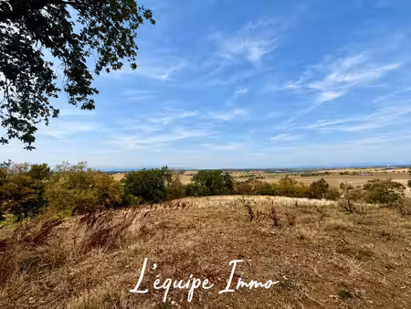 terrain de 2000 m2 en campagne avec vue dégagée