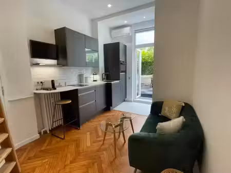 nice-musiciens  studio meuble avec jardin/terrasse