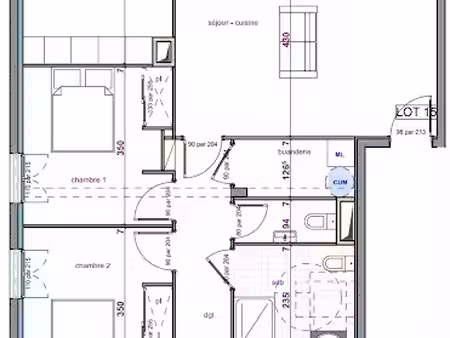vente appartement 4 pièces 94 m² à borgo (20290)  350 000 €