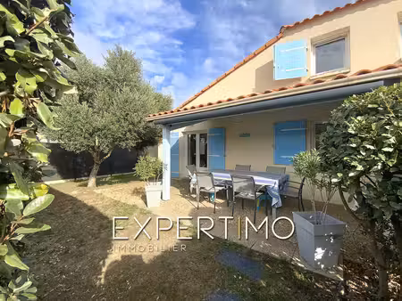 maison t3 de 40 91 m² - 2 chambres - proche plage de sable fin. terrain attenant clôturé e