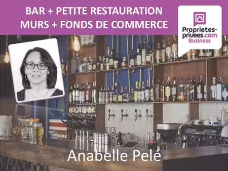 noirmoutier en l'ile - murs + fonds de commerce bar  snack  petite restauration