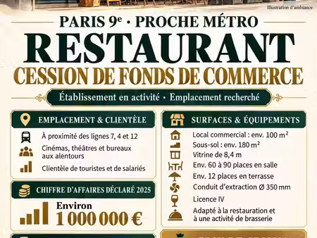 restaurant à paris (75009)