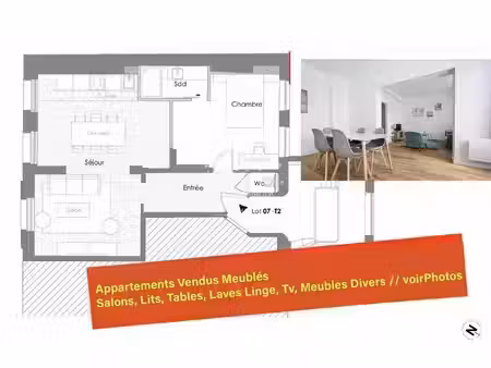 achat appartement 2 pièces 50m² lille 59000
