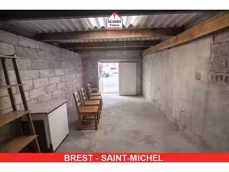 finistere - brest (29200) - a vendre - garage - 7 rue jules guesde - idealement situee - s