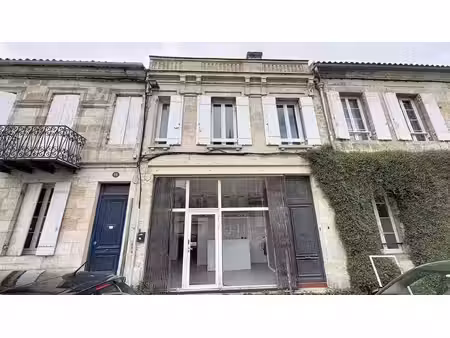 immeuble mixte / local commercial + habitation  libourne centre