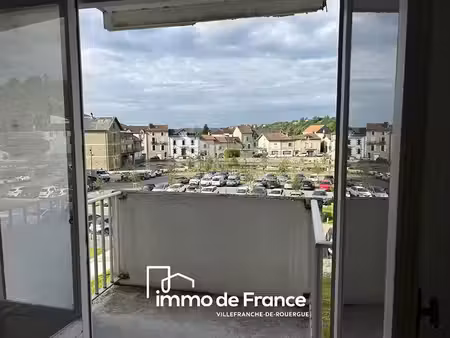 vente appartement 3 pièces 66m2 villefranche-de-rouergue 12200 - 60000 € - surface privée