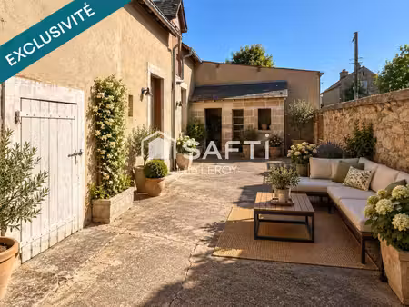 charmante maison de 100 m² avec jardin  garage et atelier à parennes (72140)