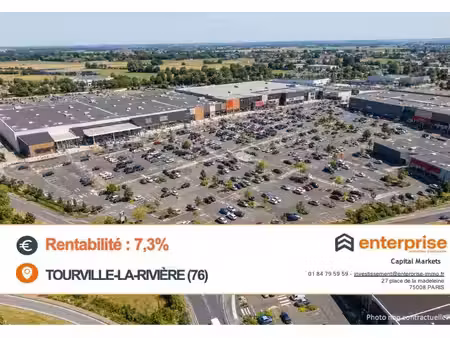 vente commerce tourville la riviere 76410 500m²