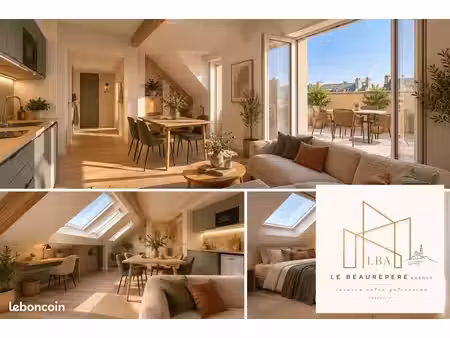 studio 2 pièces 34 m²