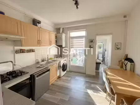 appartement 3 pièces avec balcon  cave et double stationnement  rombas (57120)