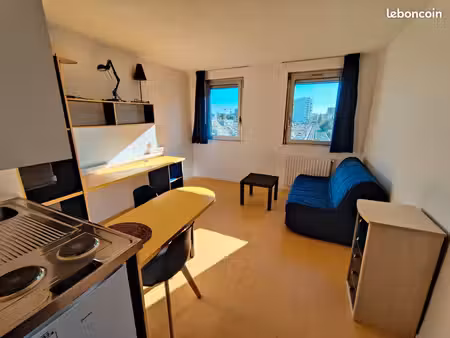 studio meublé 21m2 beaulieu