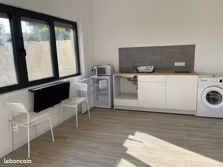 appartement zone très calme - 25 m2 avec jardin