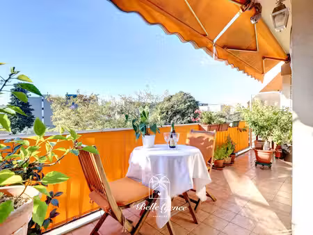 nice rimiez - 3p 85m² - bon état - terrasse - garage