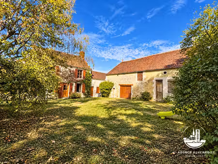 ouanne ? maison de caractère avec dépendances  au calme et vue sur la campagne