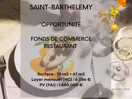 restaurant à céder