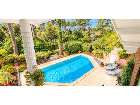 villa avec piscine en bord de mer le moulleau-les abatilles - arcachon (33)