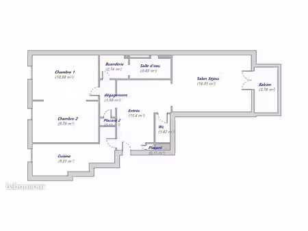 appartement proche du parc monot  de l'hôpital et du collège des muriers