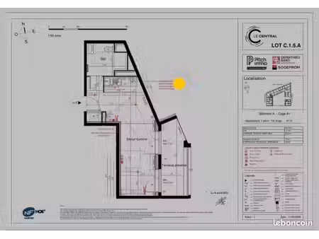 studio neuf meublé haut de gamme – loggia – paris-saclay / ligne 18