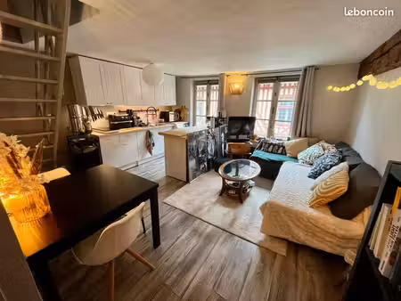 appartement en duplex centre pont-l’évêque