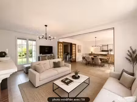 maison familiale de 131 m² à vendre à cergy village – 3 chambres  bureau  jardin et garage