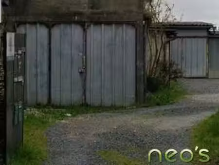 location garage box et parking à trélazé (49800) : à louer / 15m² trélazé