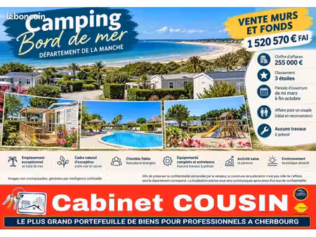 fonds de commerce camping saint lo