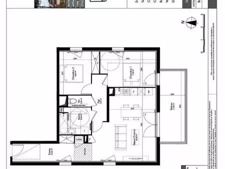 appartement 3 pièces 68 m²