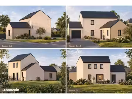 projet de construction d'une maison 100 m² avec terrain à saint-melaine-sur-aubance (49)