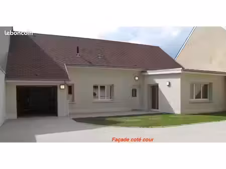 ludes près de reims  maison d'architecte de plain-pied  123 m² au calme + 80 m² de combles
