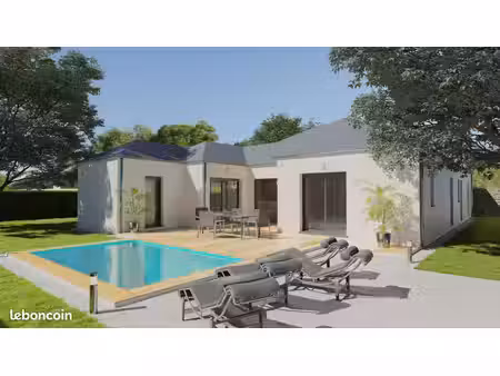 projet de construction d'une maison 140 m² avec terrain à murs-erigne (49)