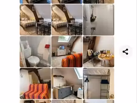 location studio sous combles mais avec clim