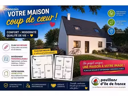 maison 85 m² avec terrain à dormans (51)