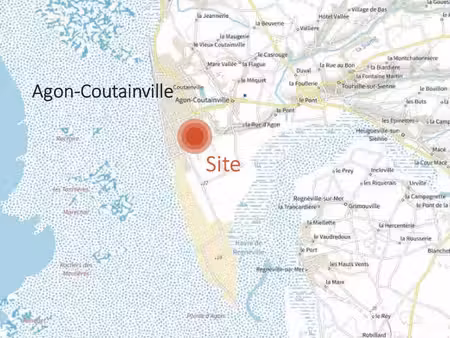 terrain 470 m² agon-coutainville