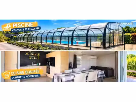 chalet 3 chambres – piscine – 407 m² parc sécurisé ouvert 365 jours/an 178000 – vente dire